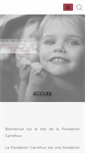 Mobile Screenshot of fondation-carrefour.net